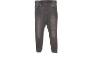 7 For All Mankind Gwenevere Skinny Jeans Gray Dark Wash 27 Slim Premium Denim